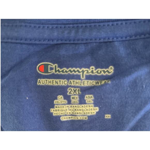 Champion Virginia State Trojans Men’s Blue T- Shirt XXL - Picture 5 of 6